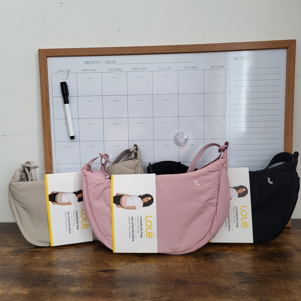 Lole Lightweight Crossbody Bag – Adjustable Strap, Multiple Colors (New)